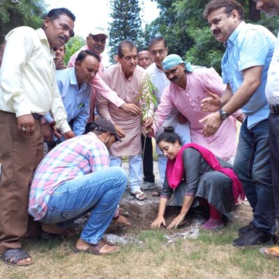 Plantation with Honorable Cabinet Minister, Uttarakhand